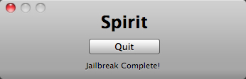 Spirito jailbreak tool