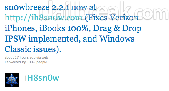 Download Sn0wbreeze v2.2.1 (Windows only)