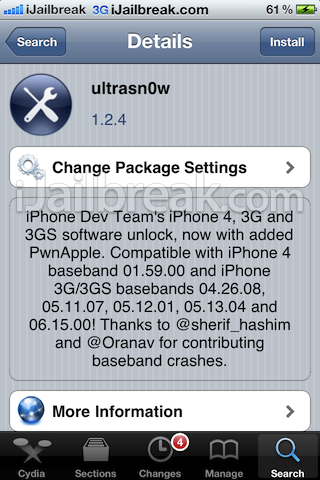 Dev-Team Releases UltraSn0w 1.2.4 To Unlock iPhone 4, iPhone 3GS On iOS 5