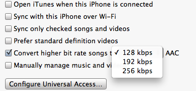 iTunes 10.6 Now Lets You Convert Higher Bitrate Music To 192 Kbps And ...