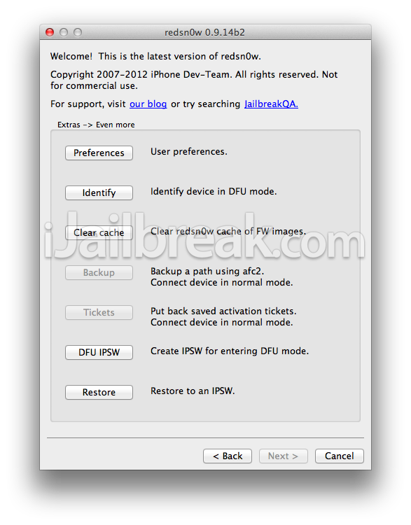 ... RedSn0w 0.9.14b2: Improve 06.15.00 BB Downgrade, DFU IPSW [Mac/Windows