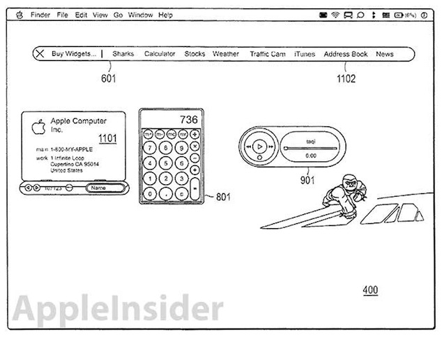 Apple Granted Patent On OS X Desktop Widgets