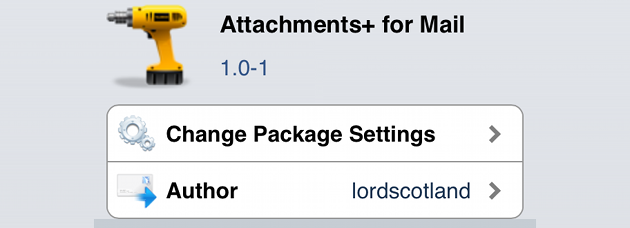Attachments+ For Mail iOS Cydia Tweak