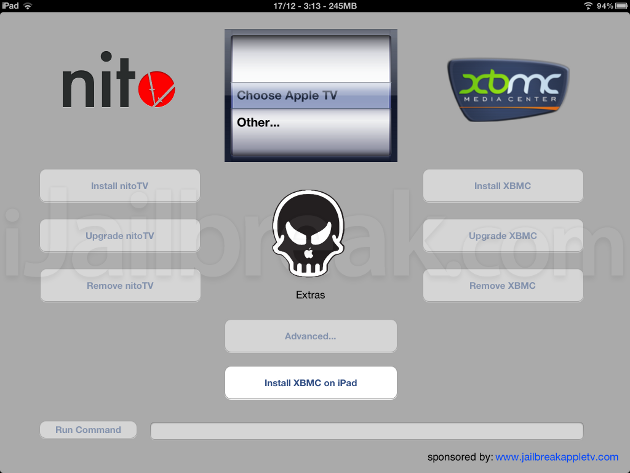 Nito Installer Installs XBMC To Apple TV 2 From iPhone, iPad, iPod